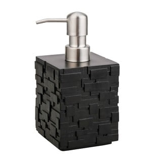Čierny dávkovač na mydlo Tomasucci Wall