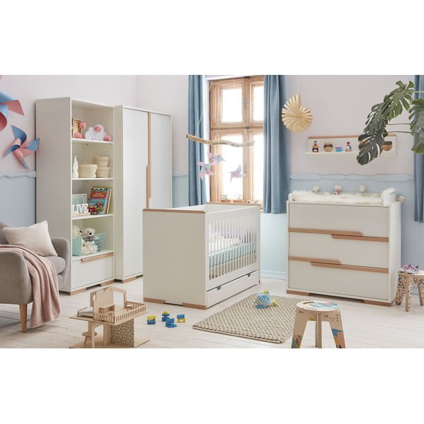 Biela detská komoda so zásuvkami Pinio Snap-image-4