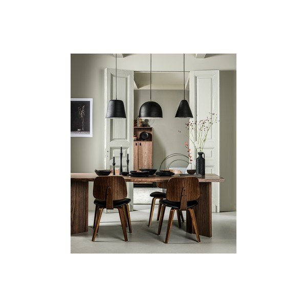 Čierno-prírodná jedálenská stolička Classic – vtwonen-image-1