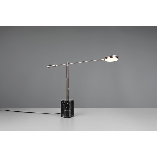 Čierna/v striebornej farbe LED stolová lampa (výška  65 cm) Fiore – Trio Select-image-3
