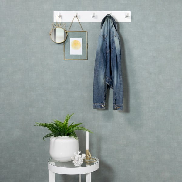 Biely kovový nástenný vešiak 70 cm Leatherman – Spinder Design-image-1