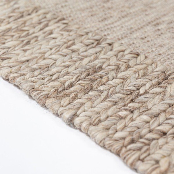 Ručne tkaný koberec s prímesou vlny v prírodnej farbe 200x290 cm Rue – Flair Rugs-image-4