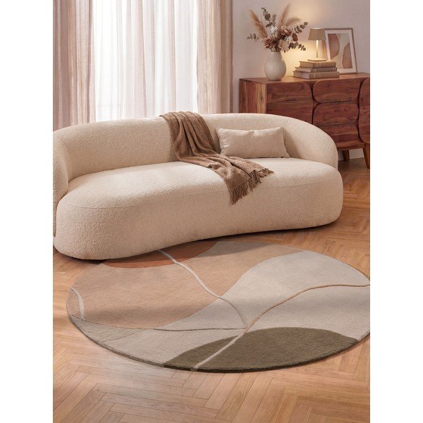 Staroružový vlnený okrúhly koberec ø 200 cm Arteo – Villeroy&Boch-image-4