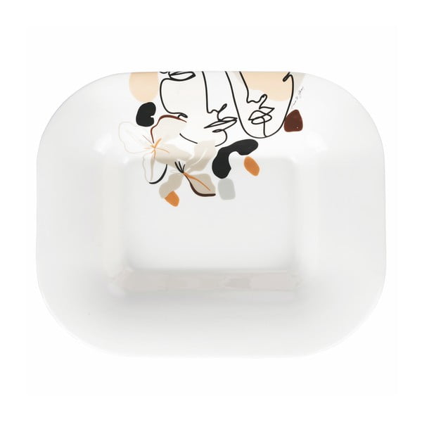 Keramický servírovací tanier VDE Tivoli 1996 Face to Grey, ø 43,5 x 35,5 cm-image-2