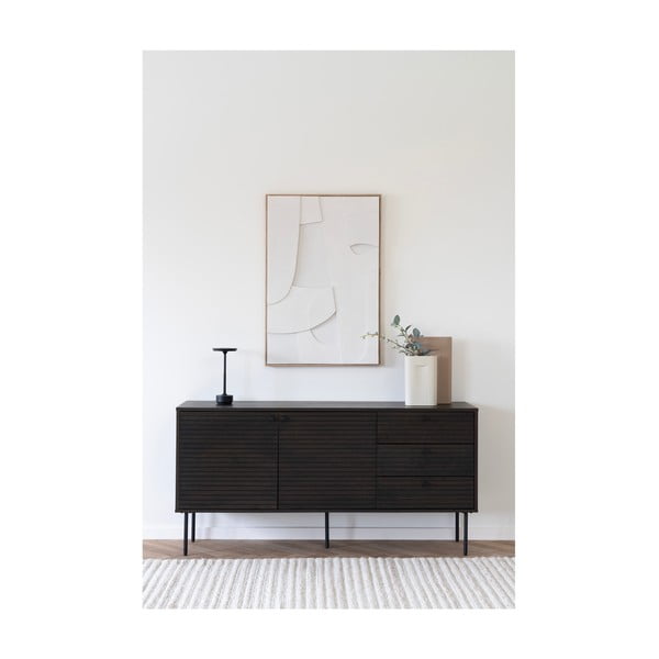 Čierna LED stolová lampa (výška  28,5 cm) Lyneham – House Nordic-image-2