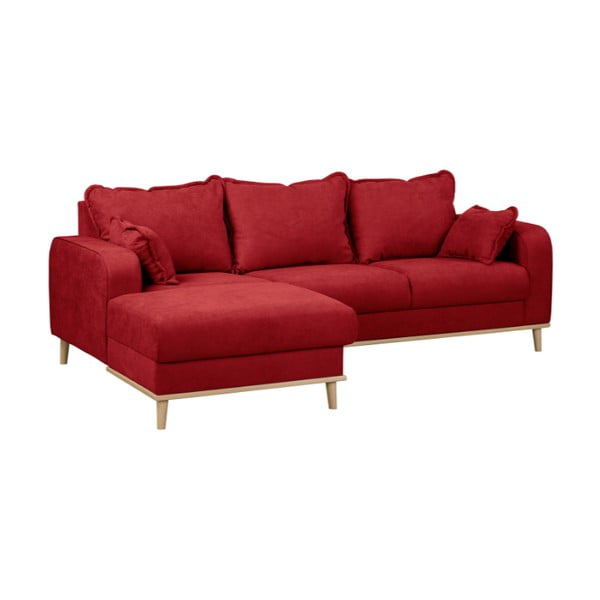 Červená rohová pohovka (ľavý roh) Beata - Ropez-image-2