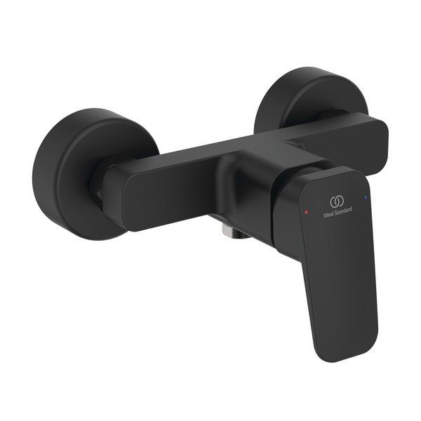 Matne čierna sprchová nástenná batéria Ceraplan – Ideal Standard