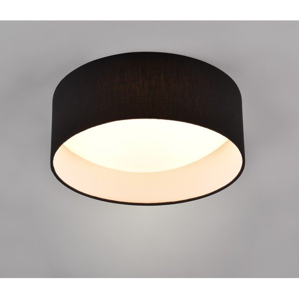 Čierne LED stropné svietidlo ø 30 cm Locarno – Reality-image-1