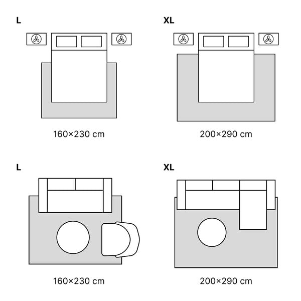 Sivý koberec 160x230 cm Soft – FD-image-3