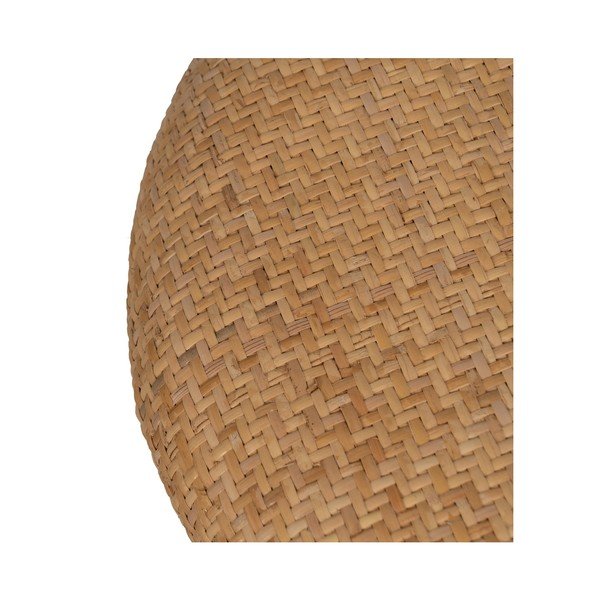 Pletený taburet v prírodnej farbe Rattan – Ixia-image-4