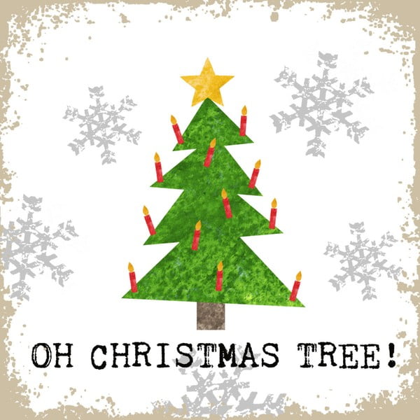 Balenie 10 papierových obrúskov s vianočným motívom PPD Oh Christmas Tree
