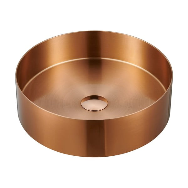 Okrúhle antikoro umývadlo v medenej farbe ø 38 cm Aurum – Sapho