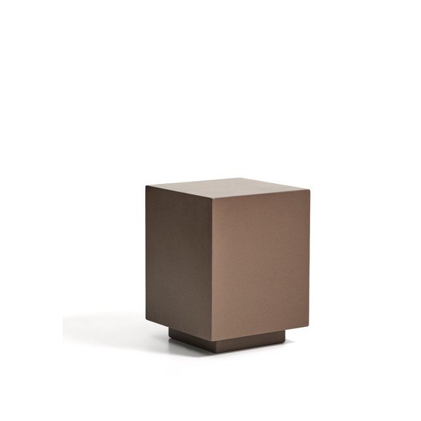 Betónový záhradný stolík 35x35 cm Rustella – Kave Home