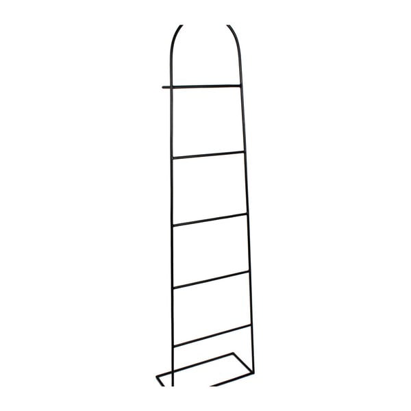 Čierny dekoratívny rebrík HARTÔ Aubin, výška 150 cm
