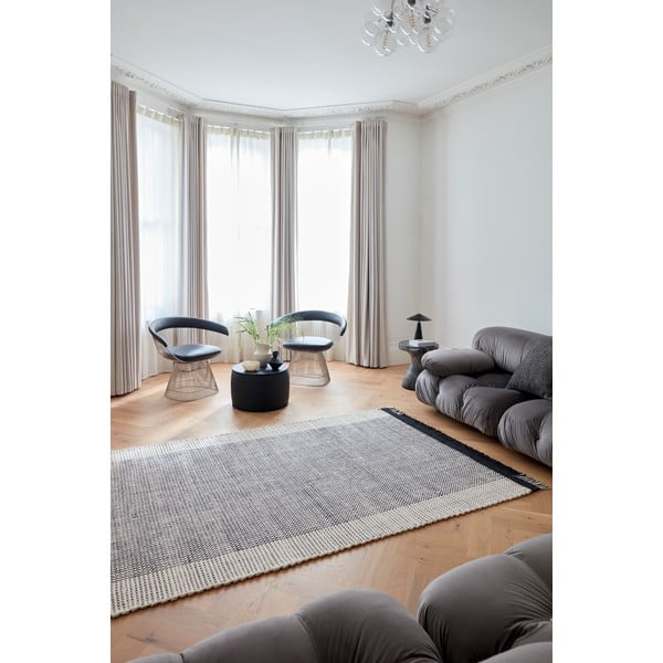 Sivý ručne tkaný vlnený koberec 160x230 cm Avalon – Asiatic Carpets-image-2