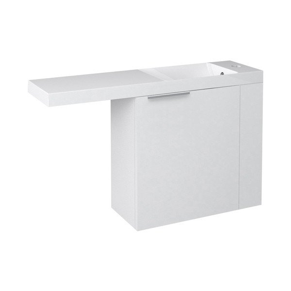 Biela závesná skrinka bez umývadla 50x50 cm Latus Vi – Sapho