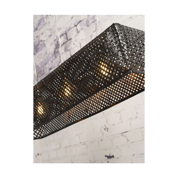 Čierne bambusové závesné svietidlo Good&Mojo Komodo-image-2