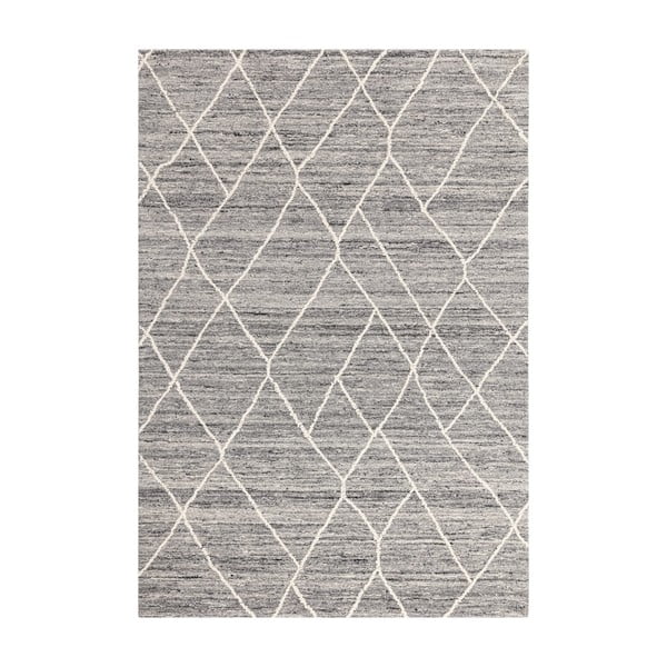 Sivý vlnený koberec 160x230 cm Noah - Asiatic Carpets