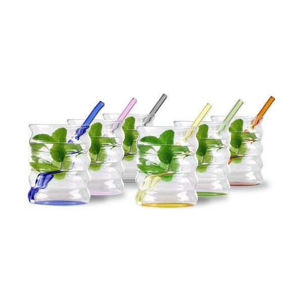 Poháre v súprave z borosilikátového skla 6 ks 350 ml Volo – Vialli Design