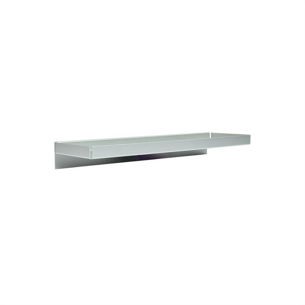 Kovová polica v striebornej farbe 50 cm Bakku – OYOY Living Design