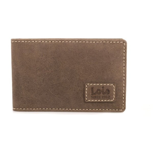 Kožená peňaženka Lois Brown, 11x8 cm