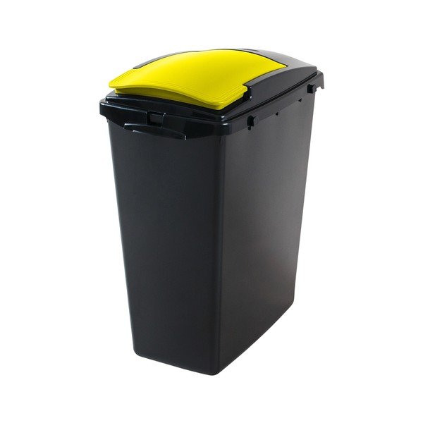 Žlté plastové veko na odpadkový kôš na triedený odpad – Addis-image-1