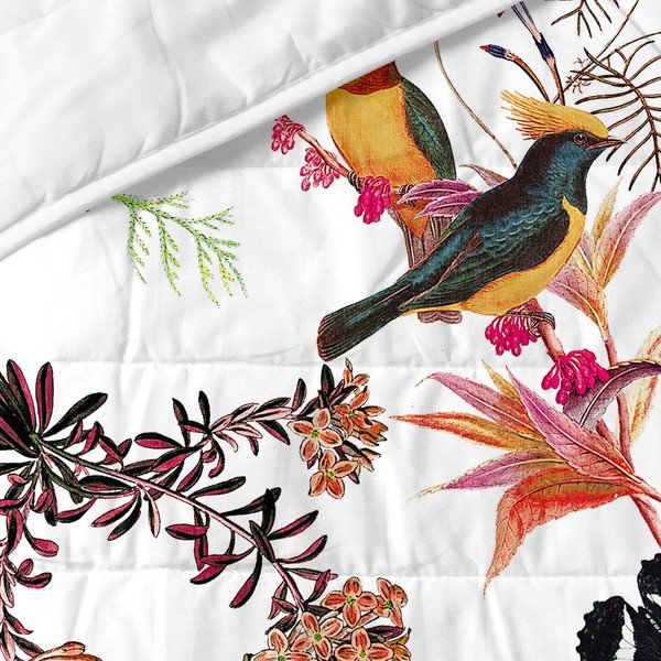Bavlnený prešívaný pléd 240x260 cm Birds of paradice – Happy Friday-image-2