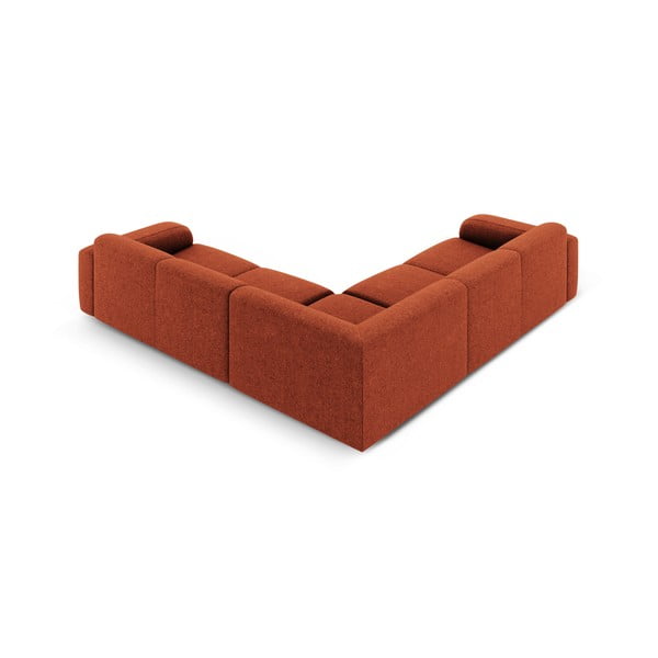 Rohová pohovka v tehlovej farbe (variabilná/do L) Molino – Micadoni Home-image-2