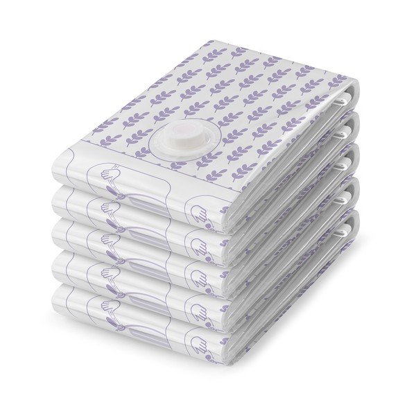 Vákuové vrecia v súprave 5 ks Compress Lavender – Compactor