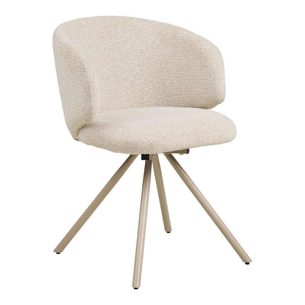 Béžová čalúnená jedálenská stolička Fulham – House Nordic