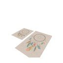 Béžové kúpeľňové predložky v súprave 2 ks 60x100 cm – Mila Home