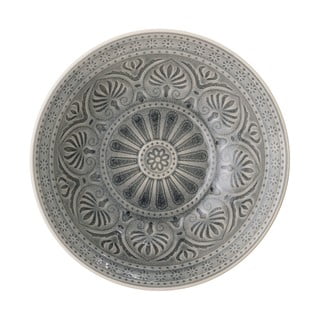 Sivá miska z kameniny Bloomingville Rani, ø 26,5 cm