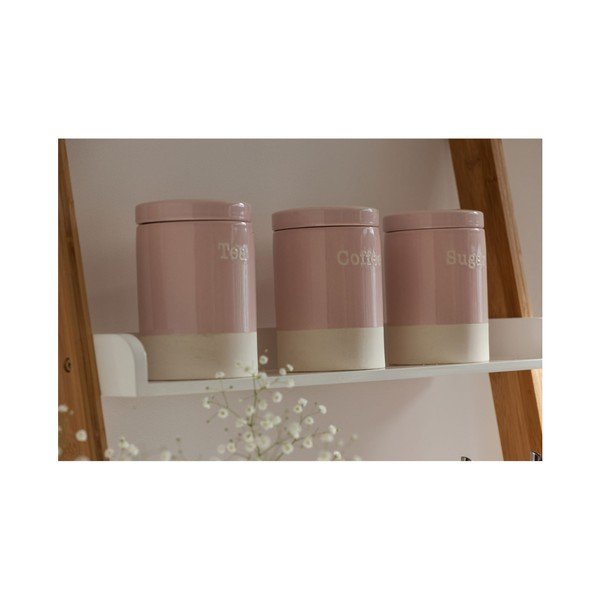 Ružová kameninová dóza na kávu Premier Housewares, 616 ml-image-2