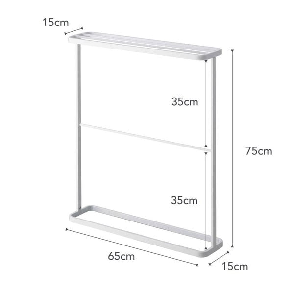 Biely stojan na uteráky YAMAZAKI Tower-image-4