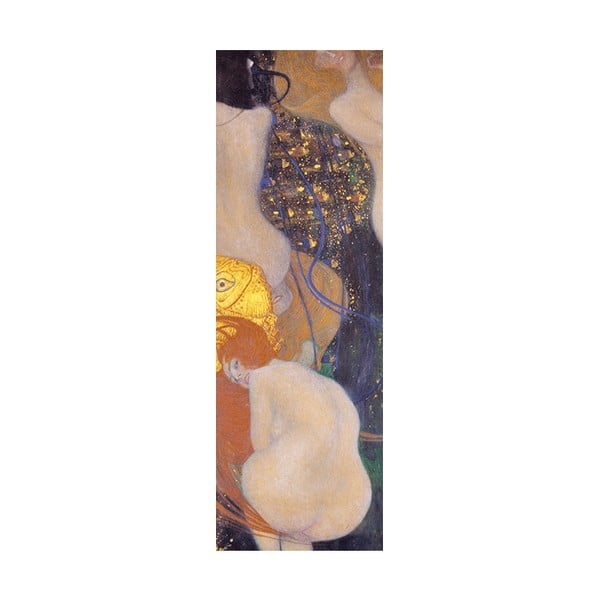 Reprodukcia obrazu Gustav Klimt - Goldfish, 90 x 30 cm