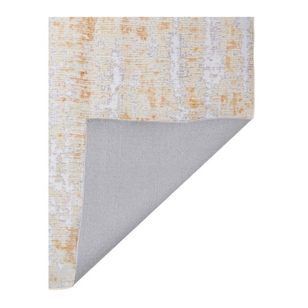 Sivo-žltý koberec Floorita Abstract Grey Ochre, 120 × 180 cm-image-3