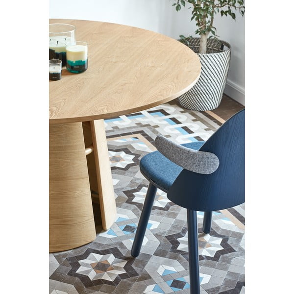 Okrúhly jedálenský stôl v dekore duba v prírodnej farbe ø 137 cm Cep – Teulat-image-2