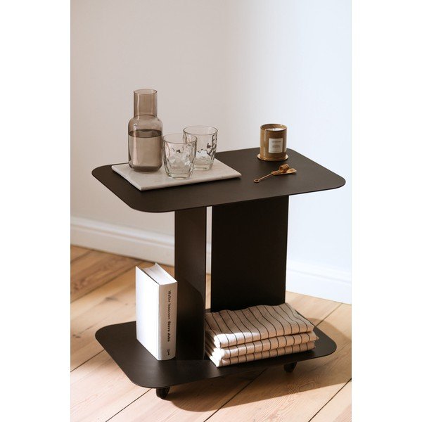 Kovový servírovací stolík na kolieskach 40x60 cm HO – noo.ma-image-1