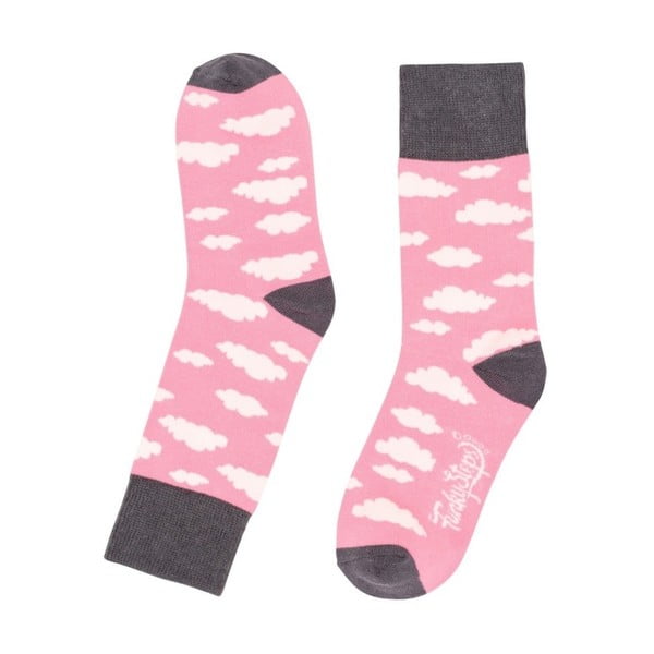 Ružové ponožky Funky Steps Cloudy, veľ. 35-39