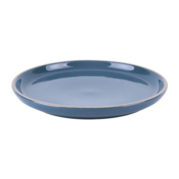 Modrý terakotový tanier PT LIVING Brisk, ⌀ 21,5 cm