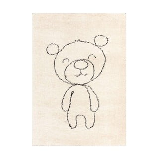 Béžový antialergénny detský koberec 170x120 cm Teddy Bear - Yellow Tipi
