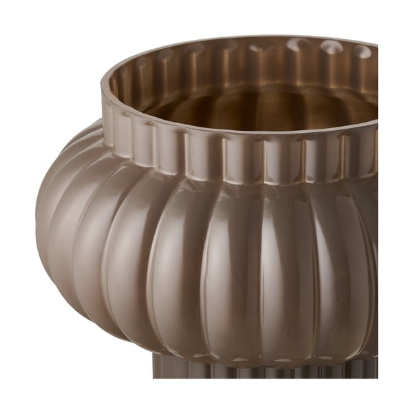 Hnedá sklenená váza (výška  27 cm) Celia – House Nordic-image-3