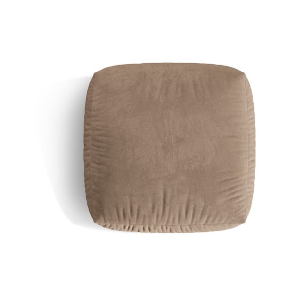 Svetlohnedá zamatová modulárna podnožka Martina – Micadoni -image-2