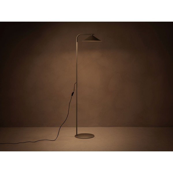 Hnedá kovová stojacia lampa (výška  160 cm) Nocte – Micadoni -image-1