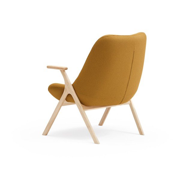 Kreslo v horčicovej farbe Dins – Teulat-image-4