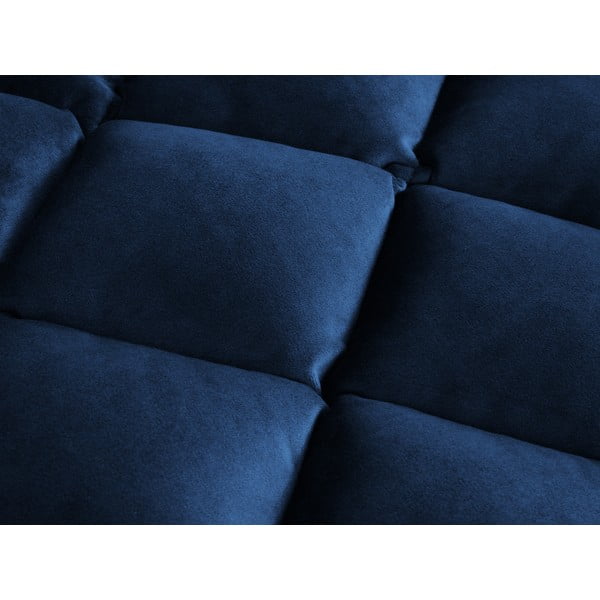 Tmavomodrý zamatový taburet Flandrin – Interieurs 86-image-1