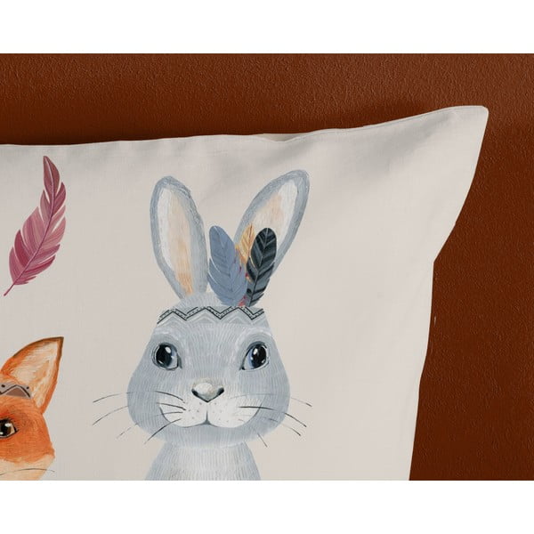 Hnedé/béžové bavlnené detské obliečky na jednolôžko 140x200 cm Rave – Good Morning-image-3