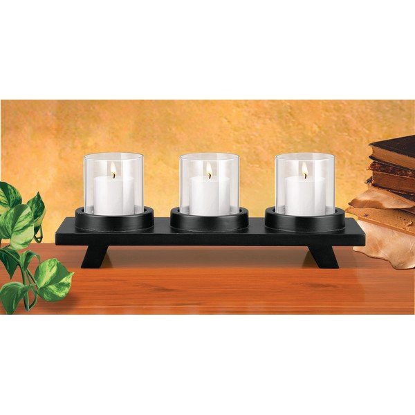 Drevený svietnik – Deco Pleasure-image-1