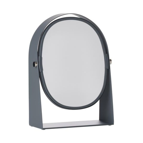 Sivé stolové kozmetické zrkadlo Zone Parro