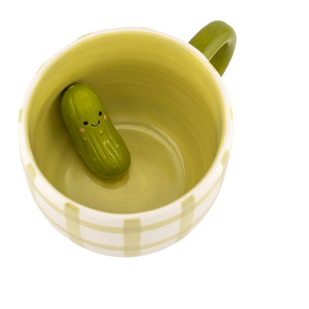 E-shop Svetlozelený hrnček Surprise Pickle – Sass & Belle